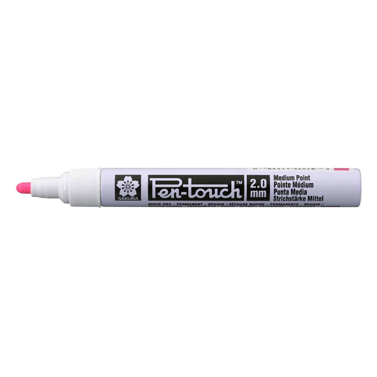 Sakura Pentouch Fluorescent Marker, Fluorescent Pink - Medium